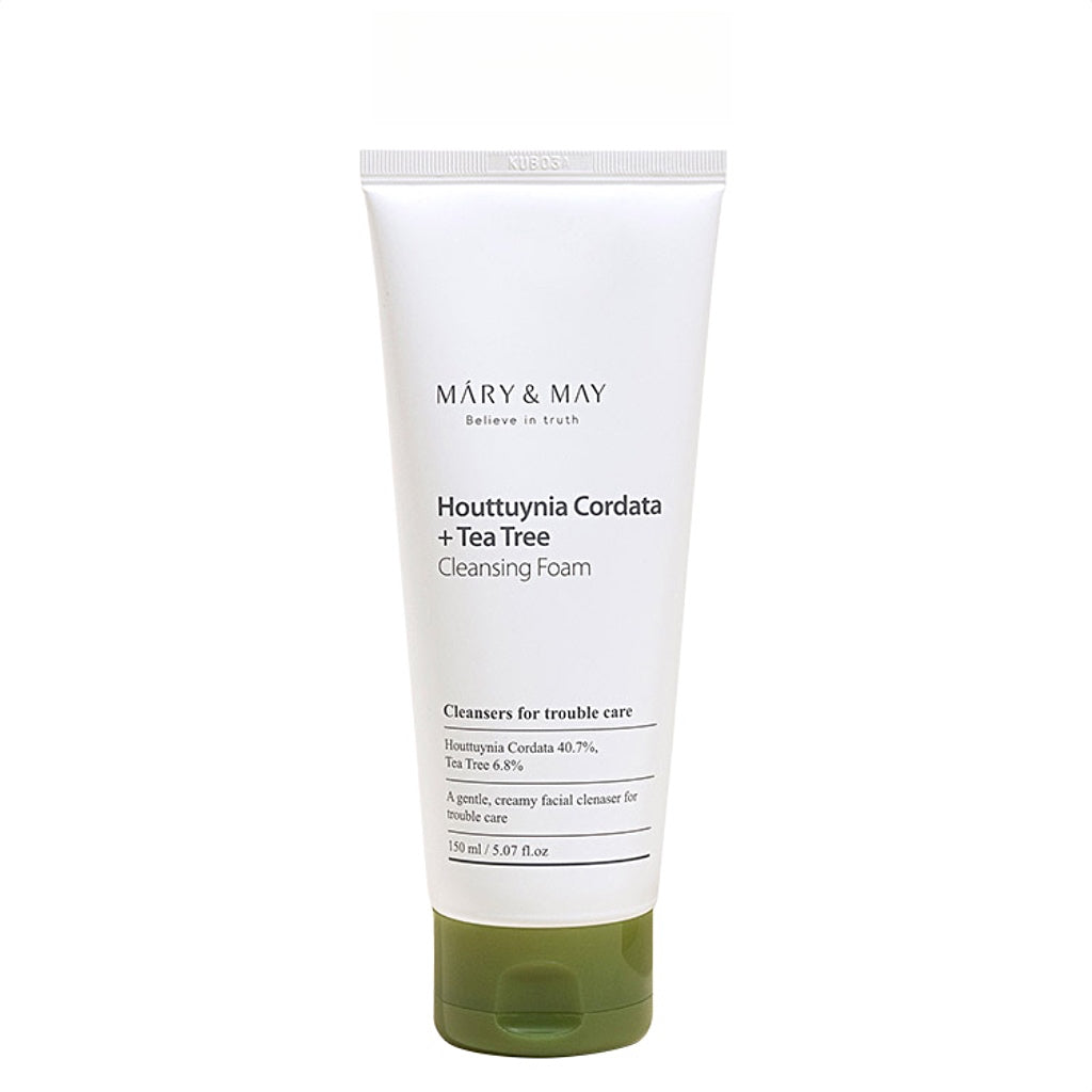 Mary & May Houttuynia Cordata + Tea Tree Cleansing Foam - 150ml