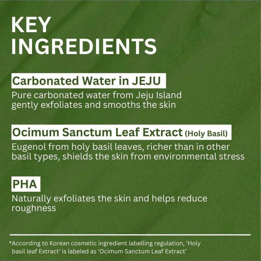 P.CALM Holy Basil Bubble Deep Mask 90g