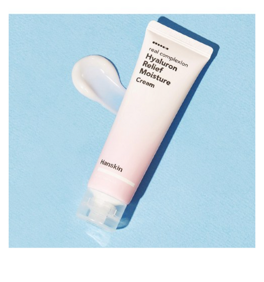 [HANSKIN] Real Complexion Hyaluron Relief Moisture Cream - 50ml