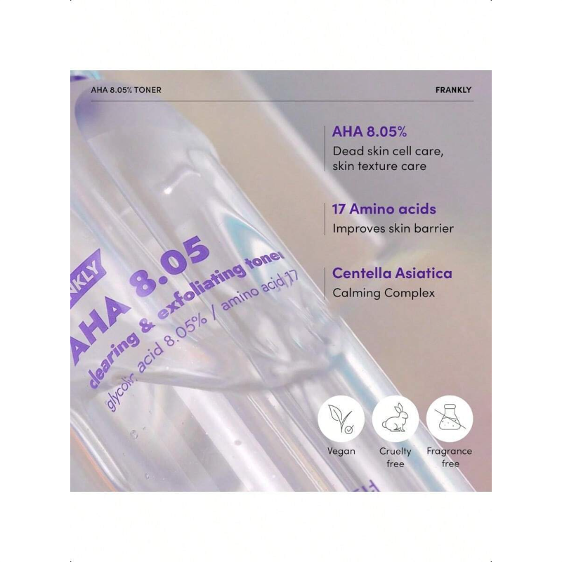 FRANKLY Aha 8.05% Toner 100ml