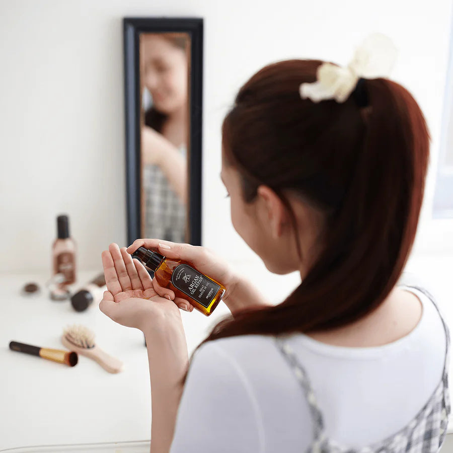 [スキンフード] アルガンオイル シルクプラス ヘアエッセンス 110ml