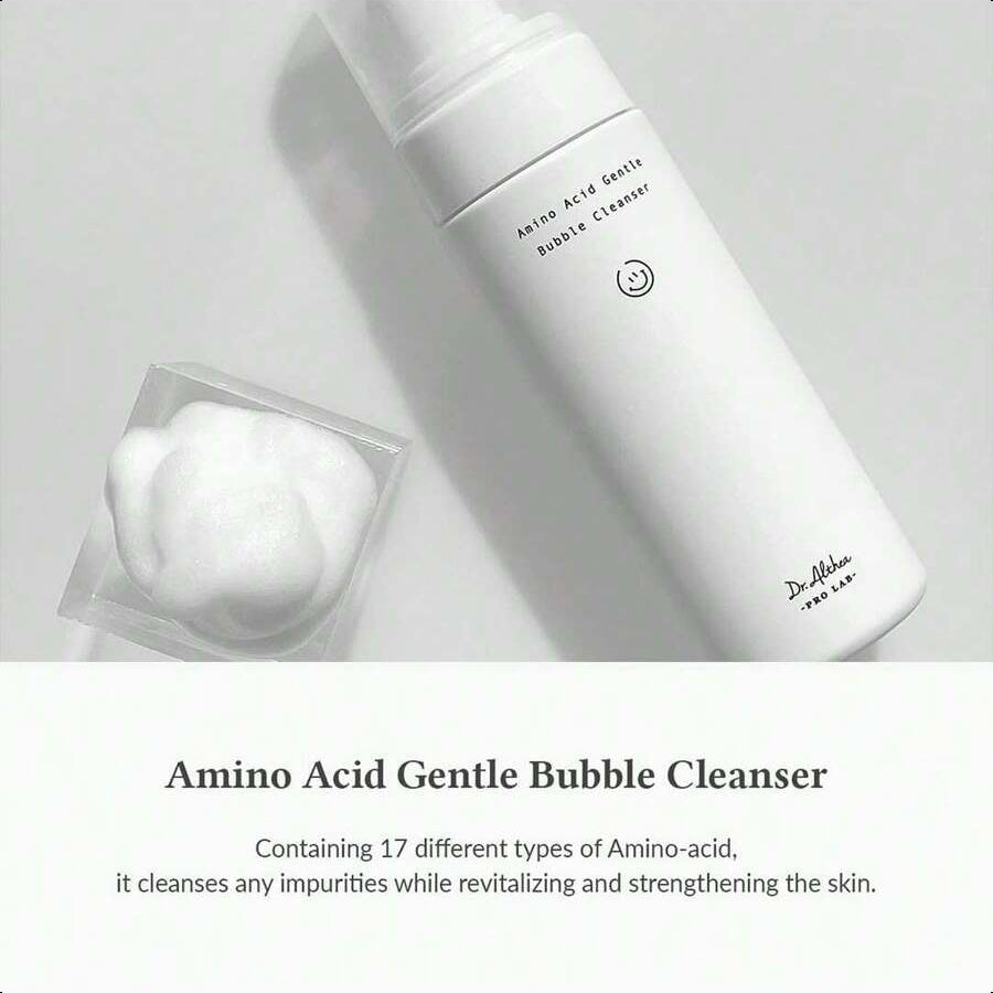 Dr. Althea Amino Acid Gentle Bubble Cleanser |  4.73 Fl Oz(140ml )| Foam Cleanser | Daily Gentle Face Wash For Sensitive Skin | Vegan Korean Skin Care