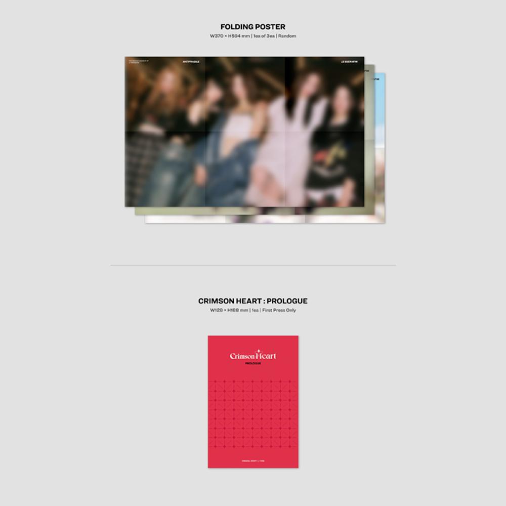 LE SSERAFIM 2nd Mini Album [ANTIFRAGILE] Incl. Synnara Gift