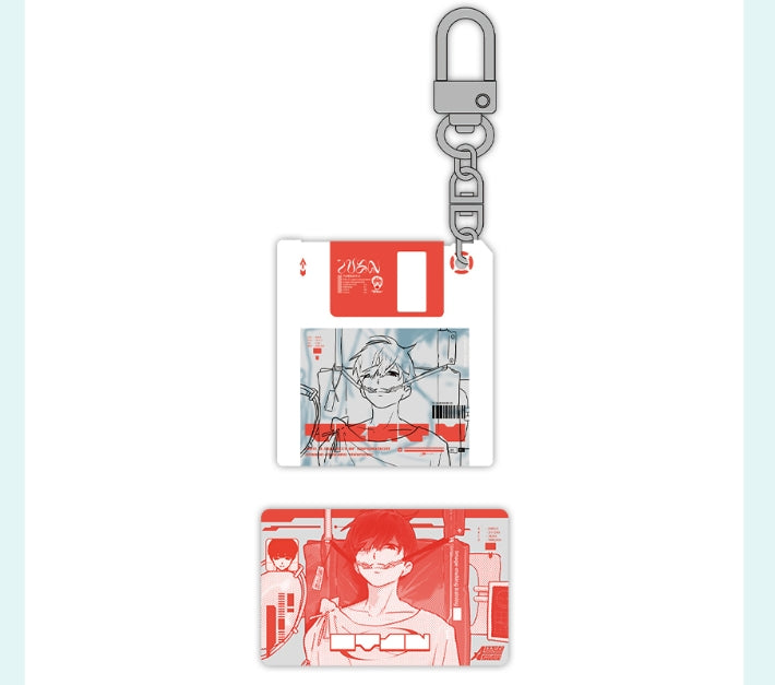 [Pre-order] ALIEN STAGE Floppy Disk Acrylic Keyholder+Recognition Card Set