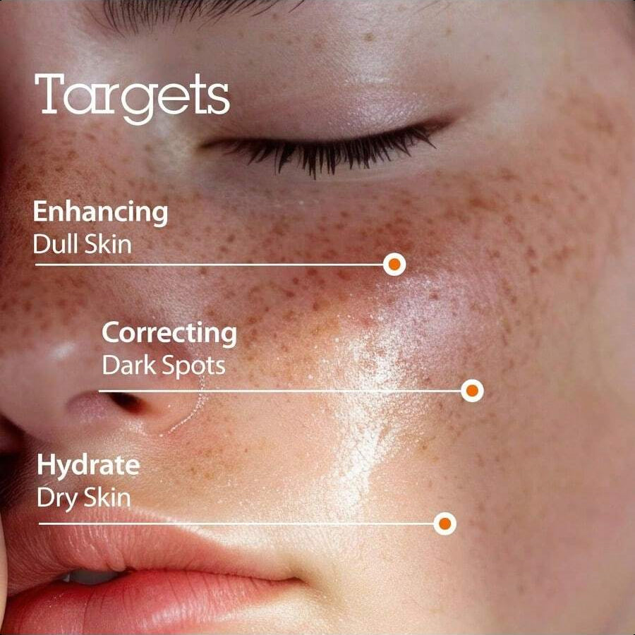 Blithe Pressed Serum Gold Apricot Glass Skin Korean Skincare Moisturizer/Serum - Niacinamide Serum For Natural Glow