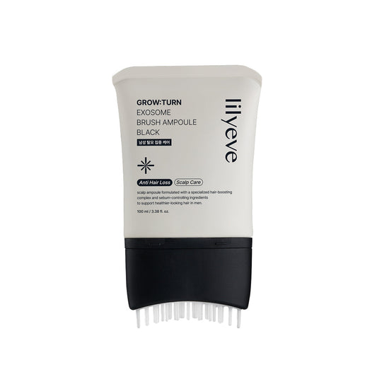 lilyeve Grow Turn Exosome Brush Ampoule Prime 100ml, Built-in Brush,Suit for man,