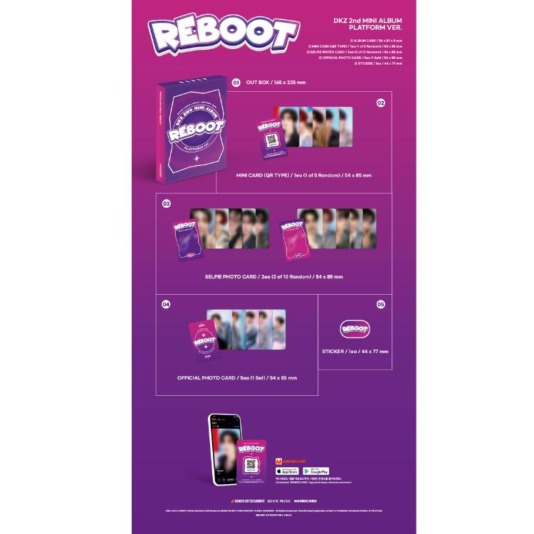 PLATFORM ALBUM Ver DKZ 2nd Mini Album REBOOT