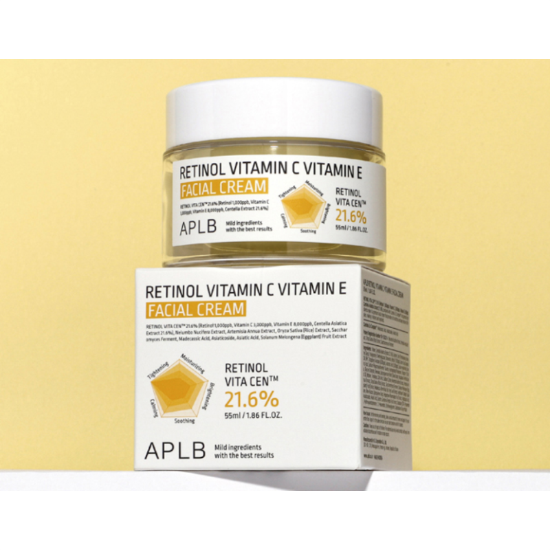 APLB Retinol Vitamin C Vitamin E Facial Cream 55ml