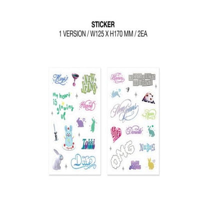 NewJeans 1ST SINGLE 'OMG' MESSAGE CARD VER. [Random Version]