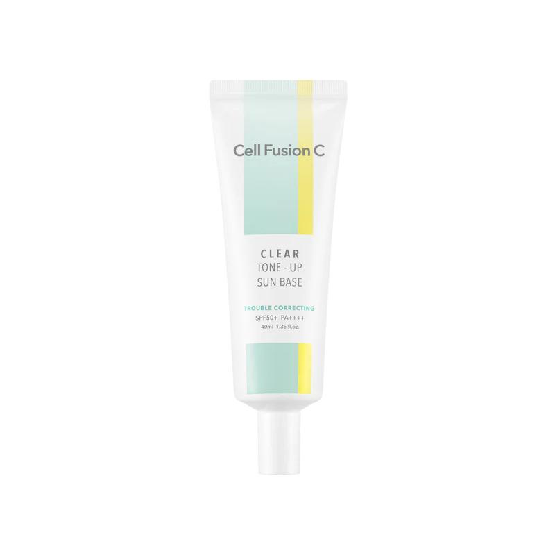 セルフュージョン C トーンアップ サンベース 40ml SPF50+ PA++++ (ウォーターフィット、クリア、ブラーリング)