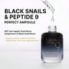 Farmstay Black Snail & Peptide9 Perfect Ampoule, Korean Snail Mucin Serum For Elastic & Glow Skin, Boosting Radiance & Repairing Skin Barrier Serum, For Women & Men, Korean Skin Care, 1.18 Fl. Oz.35ml