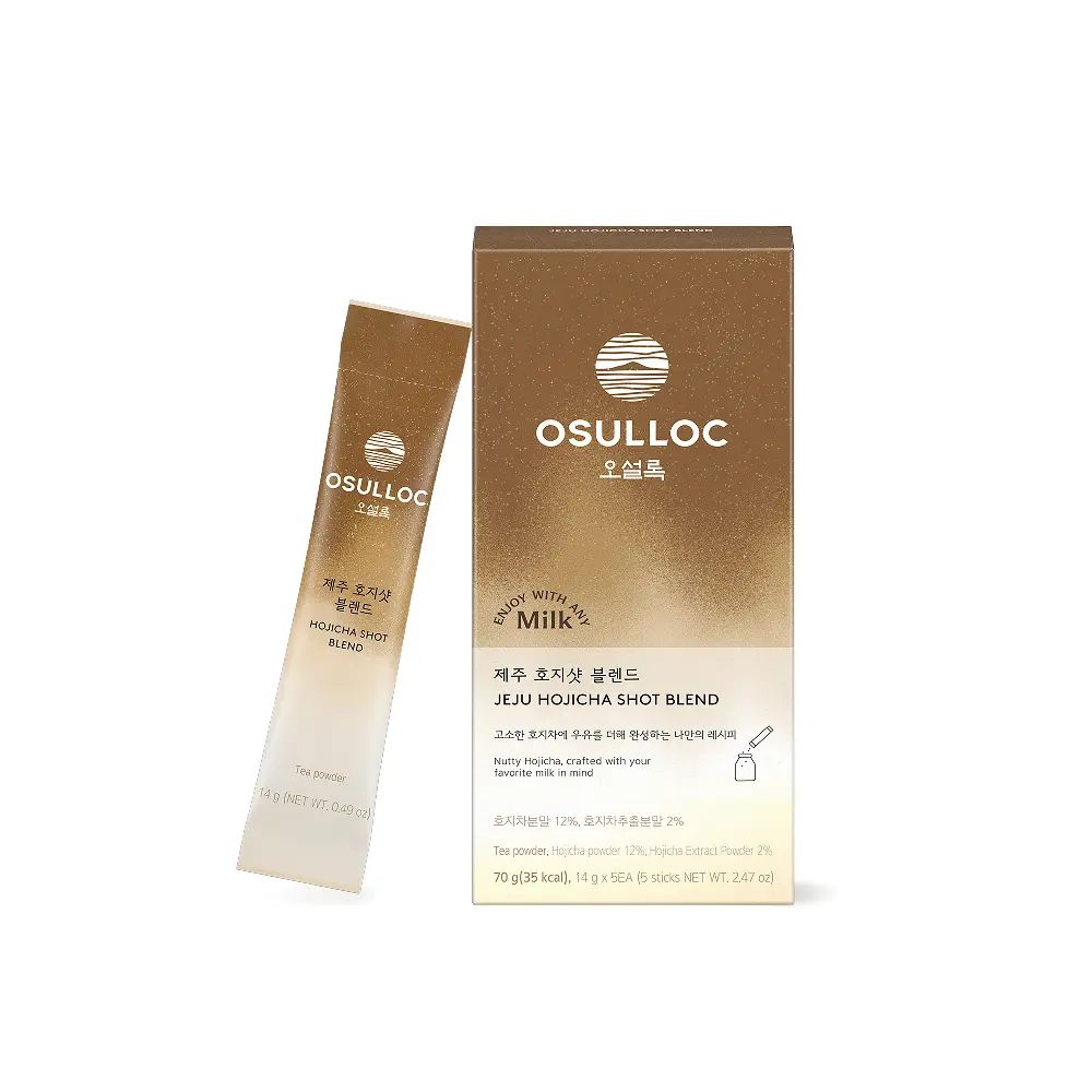 OSULLOC Jeju Hojicha Shot Blend 14g×5 Sticks 70g