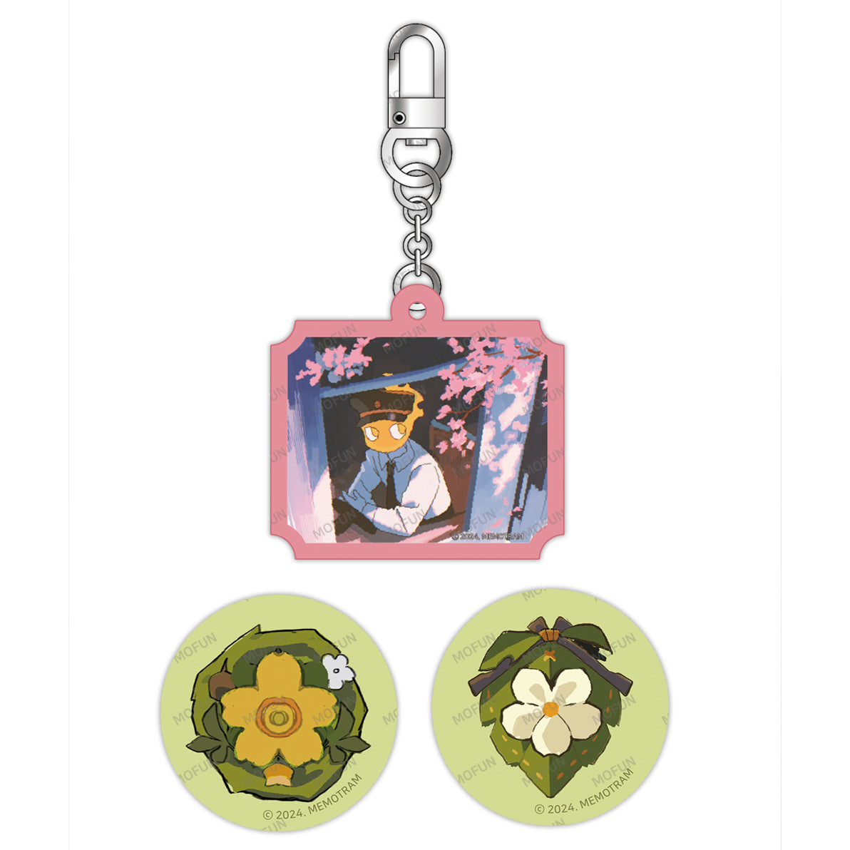 Mofun x 4Artist - Dust Girl Acrylic Keyring Set