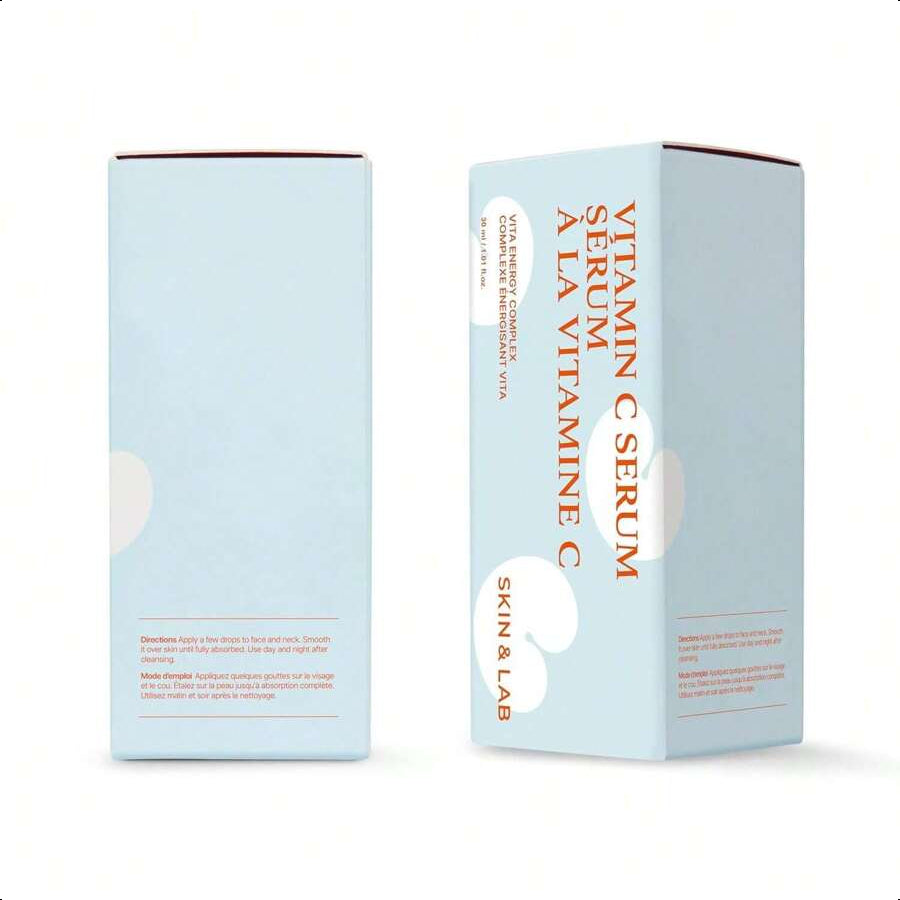 Skin&Lab Vitamin C Serum For Face With Hyaluronic Acid And Niacinamide 30ml/1.01 Oz