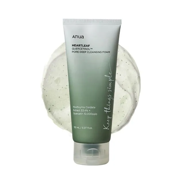 ANUA Heartleaf Quercetinol Pore Deep Cleansing Foam 150ml/Sunccinic Cleanser 150ml/LHA Peeling Gel 120ml