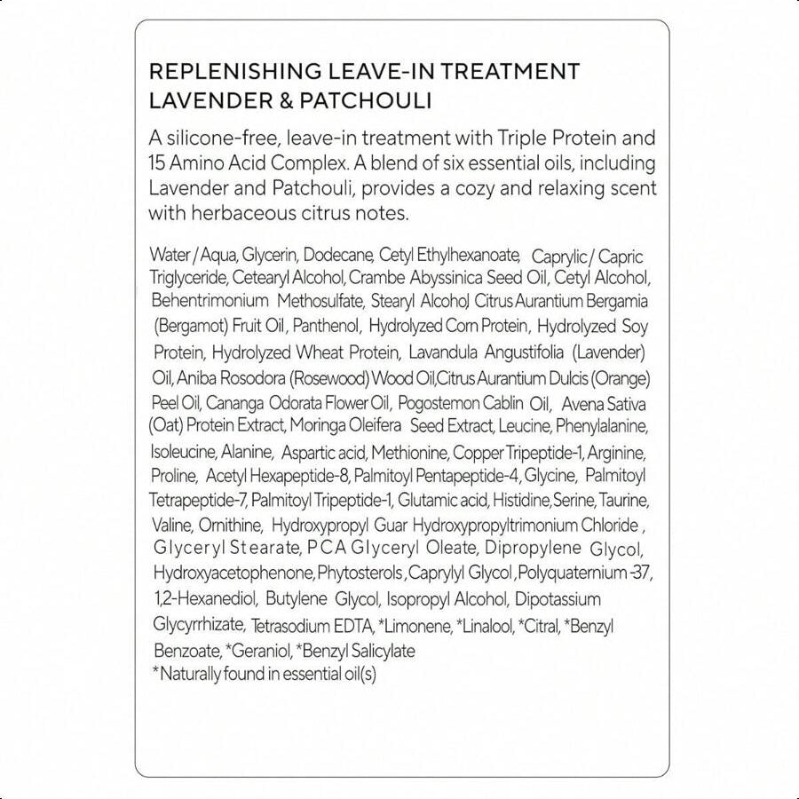 Aromatica REPLENISHING LEAVE 150ml/5.0 Oz -IN TREATMENT LAVENDER