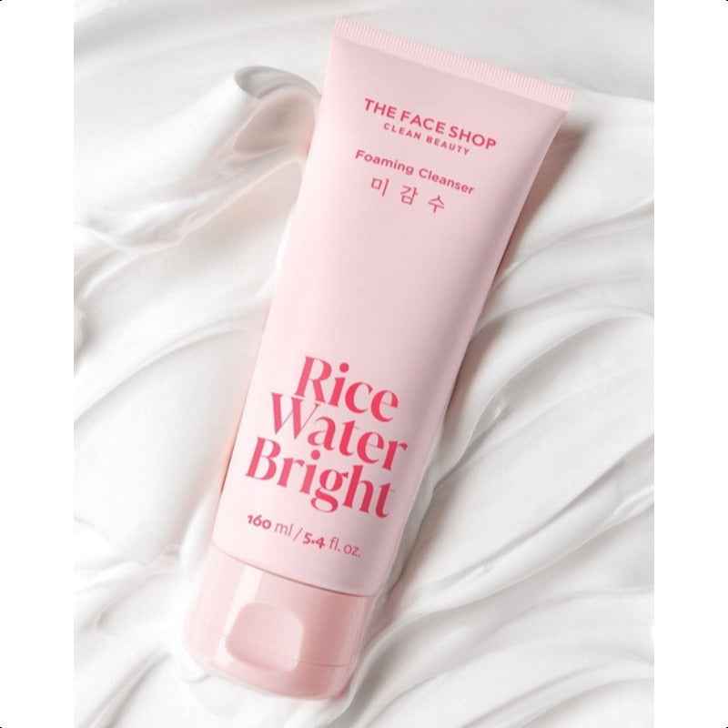 THE FACE SHOP Rice Water Bright Foaming Cleanser 160ml