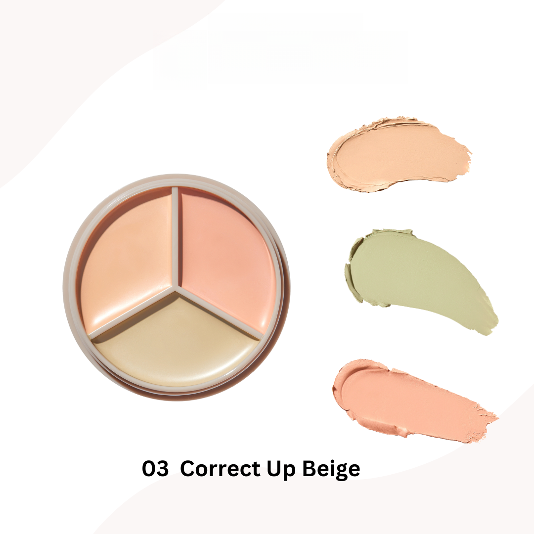 the SAEM Cover Perfection Triple Pot Concealer 4 colors