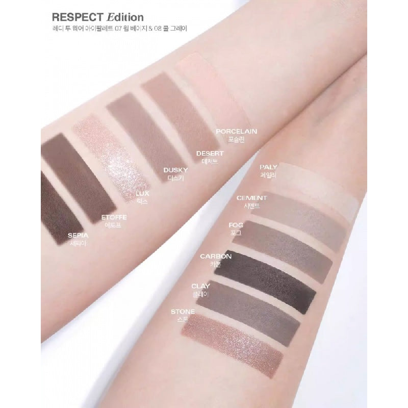 BBIA Six Color Eyeshadow Palette New Color Cold and Warm Tone Smoked Han Suxi 0708 Fall and Winter Atmosphere