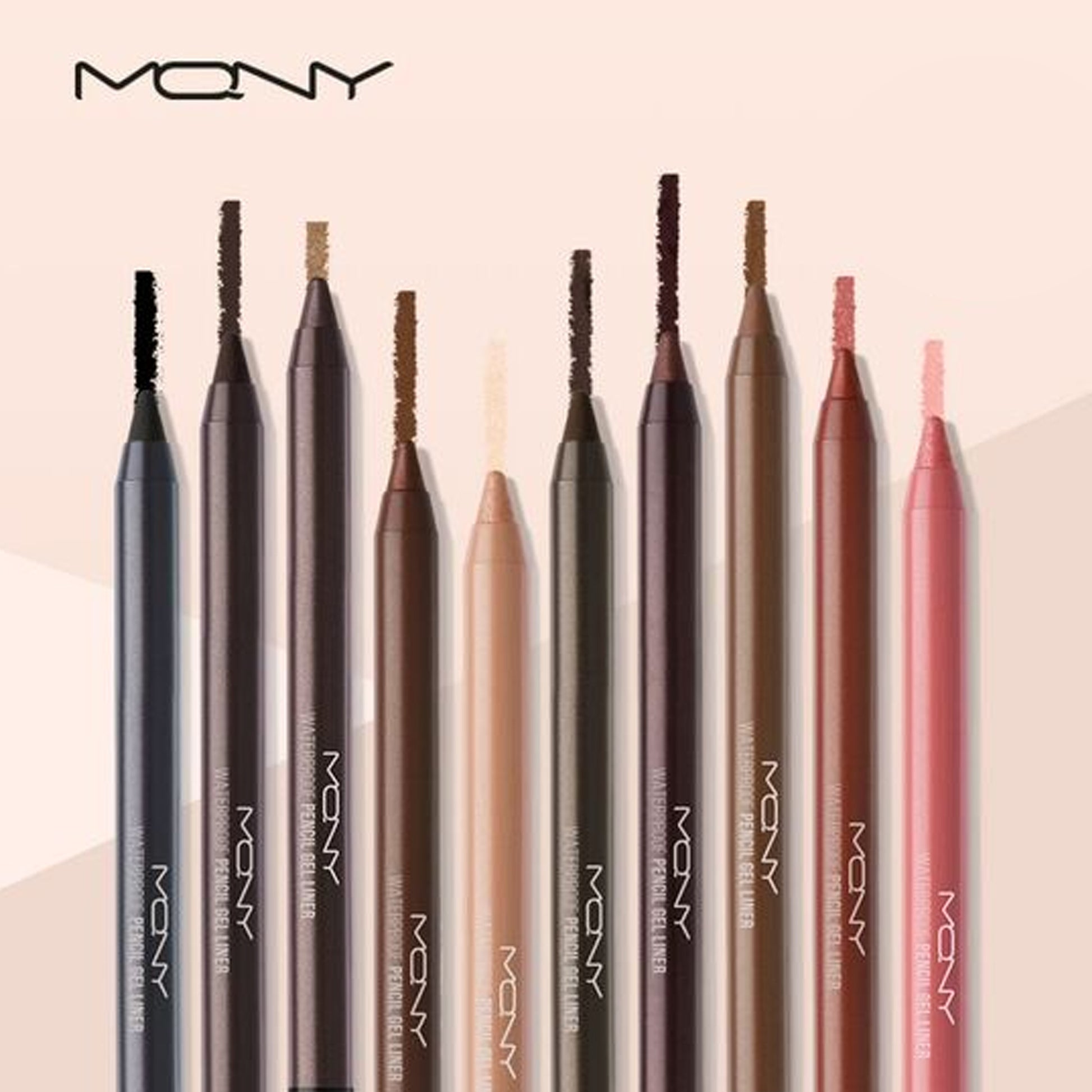 MacQueen New York MQNY Waterproof Pencil Gel Eyeliner | Smudge proof, Last for all day long, Intense Color / MACQUEEN NEWYORK