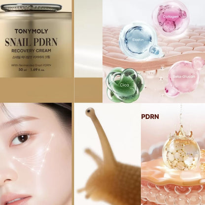 Tonymoly Snail Pdrn Recovery Cream 50ml