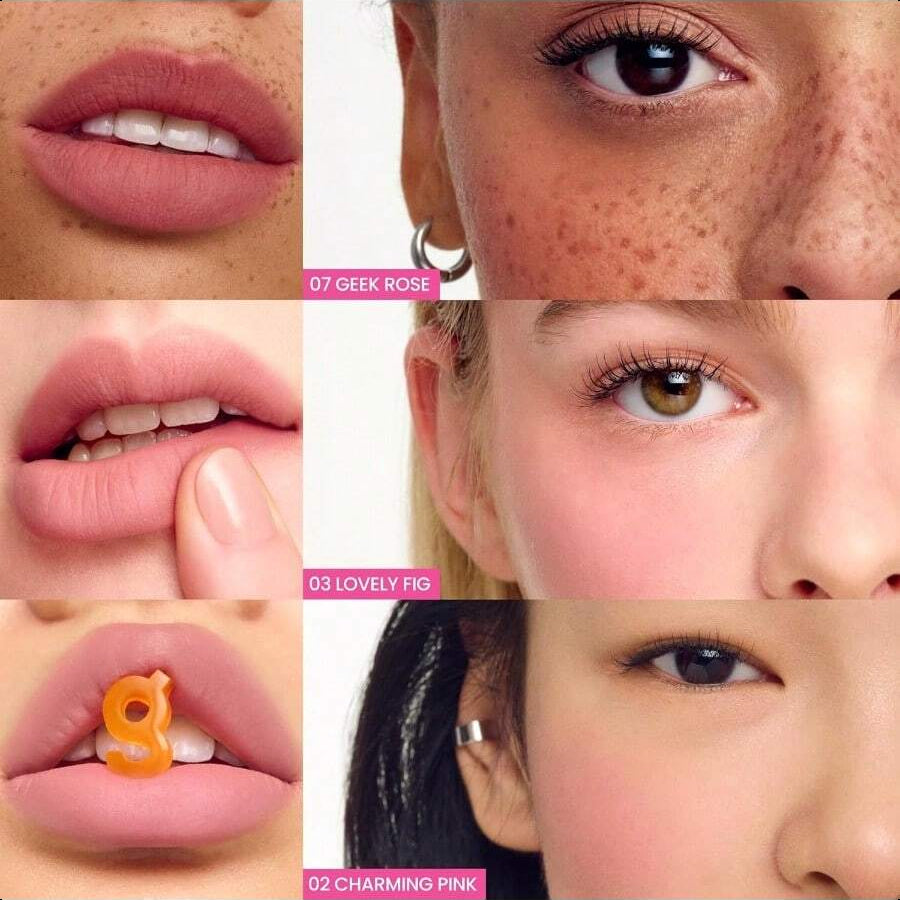 Colorgram NUDE BLUR TINT 06 LUCKY BERRY | Soft Velvet Matte Lip Stain & Cheek Tint | Lightweight Blurring Tint For A Smooth & Airbrushed Finish | 24H Hydration 7g