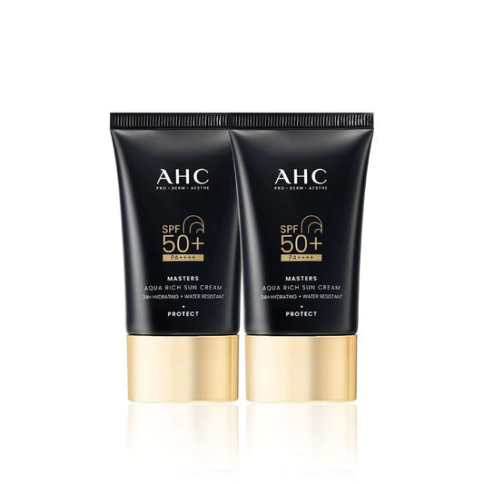 AHC Masters Aqua Rich Sun Cream 50ml 1+1 Set