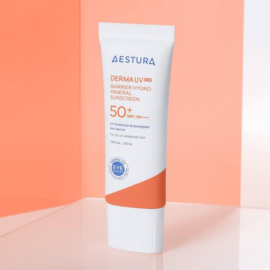 Aestura Derma UV 365 Barrier Hydro Mineral Sunscreen SPF 50+ PA++++ 40ml