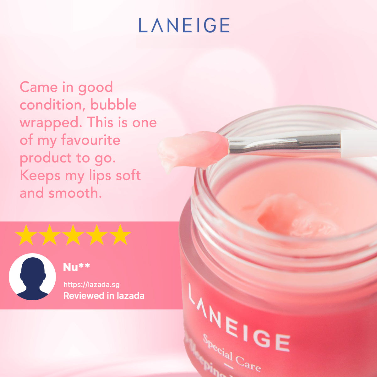 LANEIGE Lip Sleeping Mask EX 20g [Select from 5 Scents] - Lip Sleeping Care, Removes Flaky Skin and Moisturizes Dry Lips