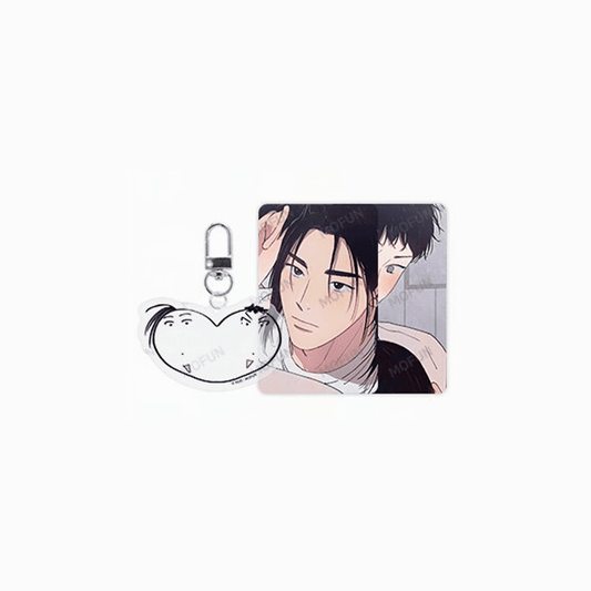 1 to 10 x Mofun - Heart Keyring Set - MOFUN - Acrylic Keyring - Harumio