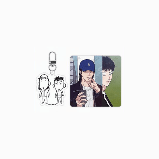 1 to 10 x Mofun - Jeonggeon's Keyring Set - MOFUN - Acrylic Keyring - Harumio