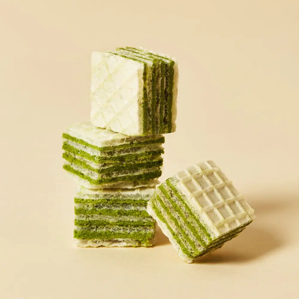 OSULLOC Green Tea Wafers Cube 100g