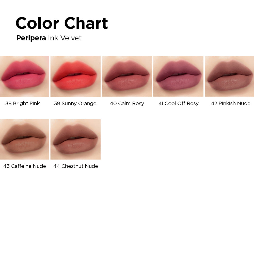 PERIPERA Ink Velvet Lip Tint(29, 31, 35, 38)