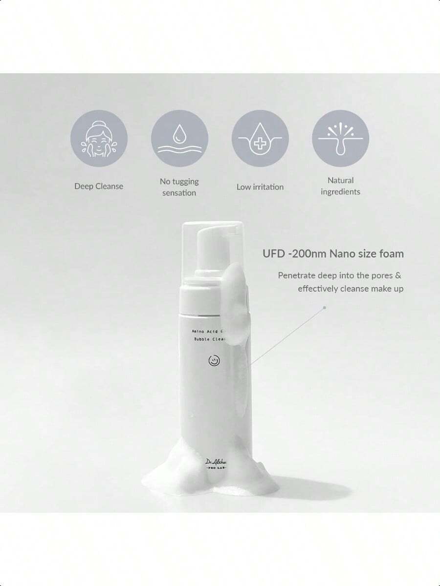Dr. Althea Amino Acid Gentle Bubble Cleanser |  4.73 Fl Oz(140ml )| Foam Cleanser | Daily Gentle Face Wash For Sensitive Skin | Vegan Korean Skin Care