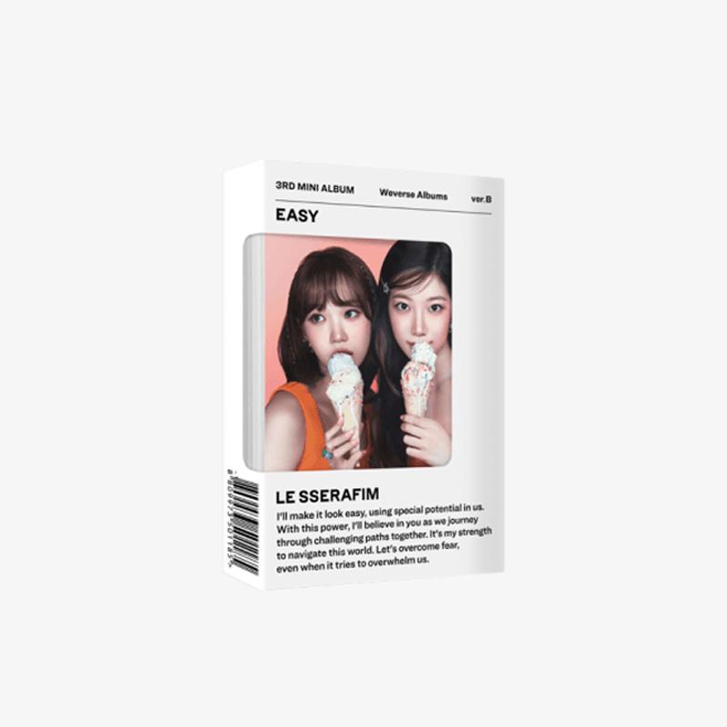 LE SSERAFIM 3rd Mini Album [EASY] (Weverse  Albums Ver.)