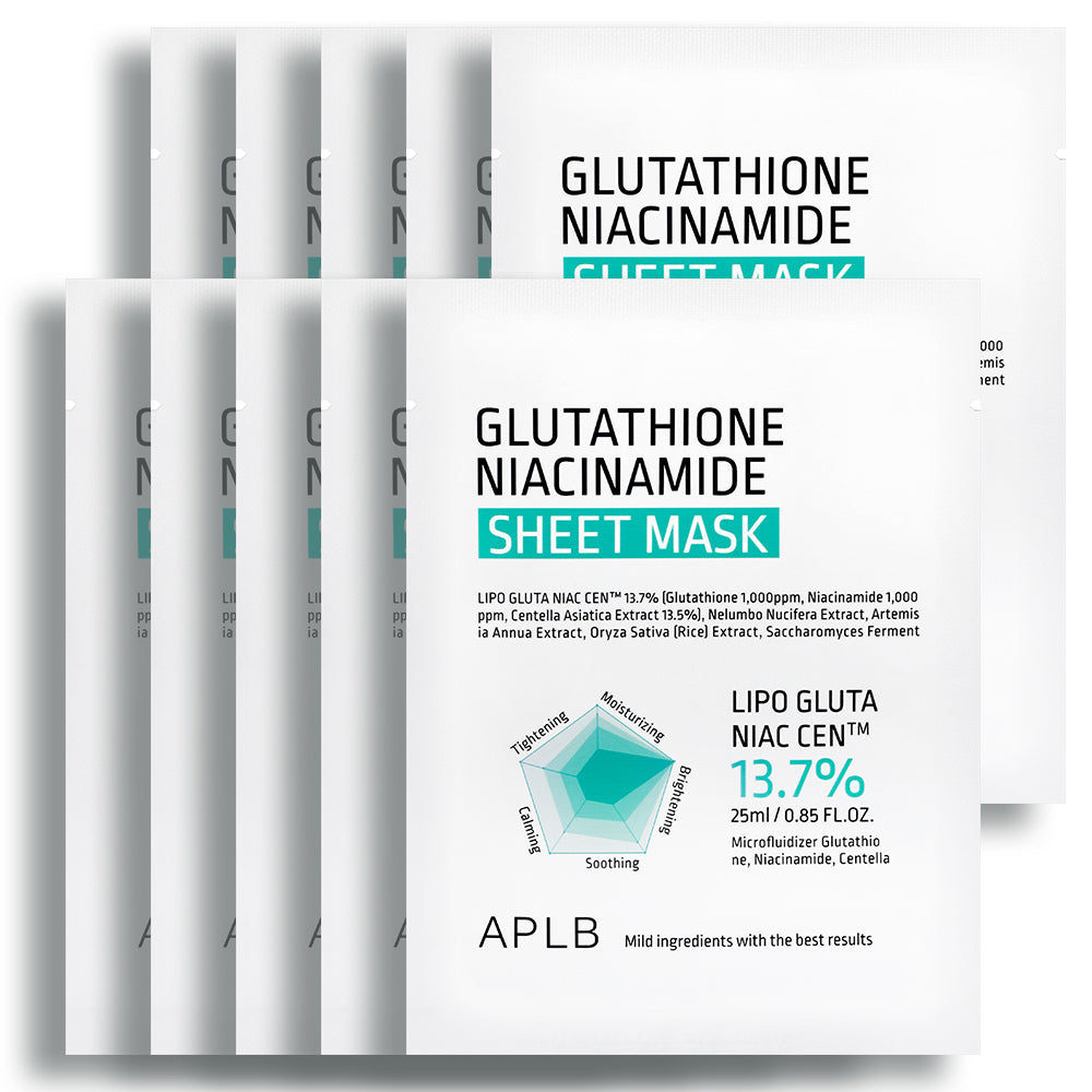 [APLB] Glutathione Niacinamide Sheet Facial Mask 25ml