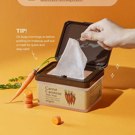 SKINFOOD - Carrot Carotene Daily Mask 30ea