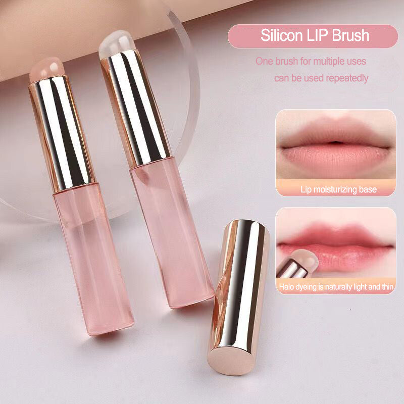 [100% Original] Inhak Soft Silicone Lip Brush | Multifuntional Makeup Brush | Lipstick Smudge Brush