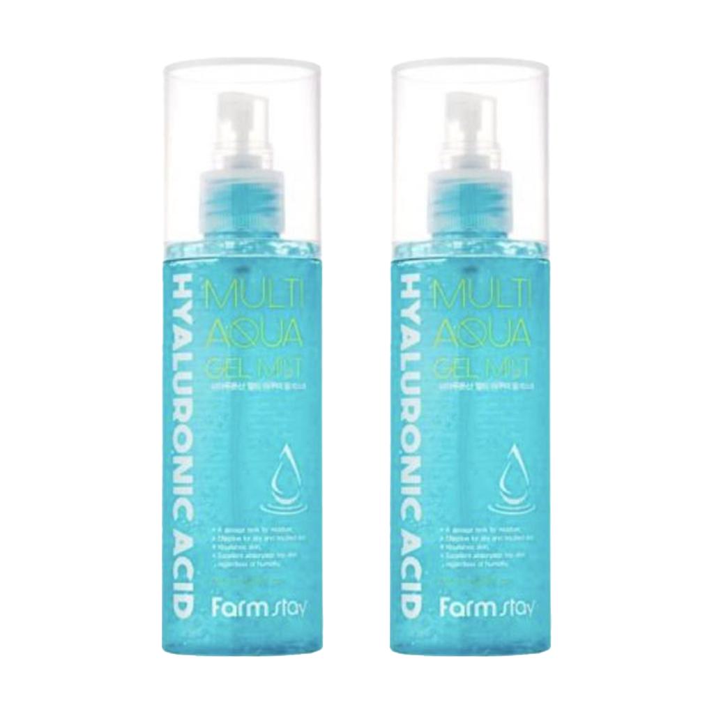 FARM STAY Hyaluronic Acid Multi Aqua Gel Mist 120ml (3 Options)