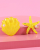 Show Mind - Shell / Starfish Faux Pearl Resin Hair Clip