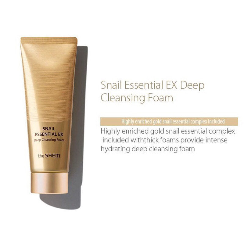 [the SAEM] Snail Essential EX Deep Cleansing Foam 150g