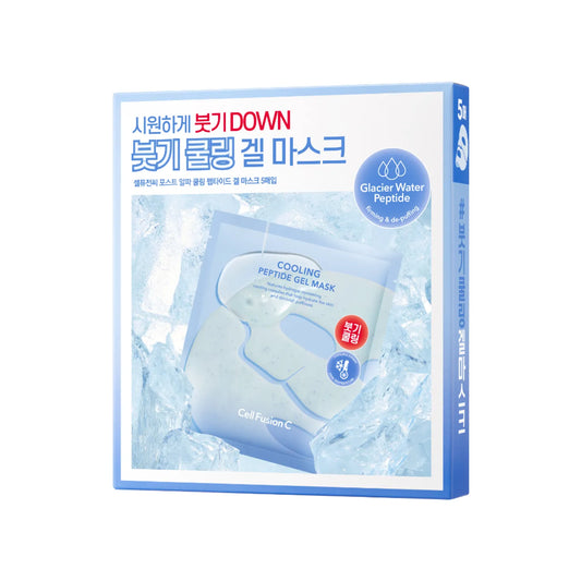 Cell Fusion C Post Alpha Cooling Peptide Gel Mask 5ea
