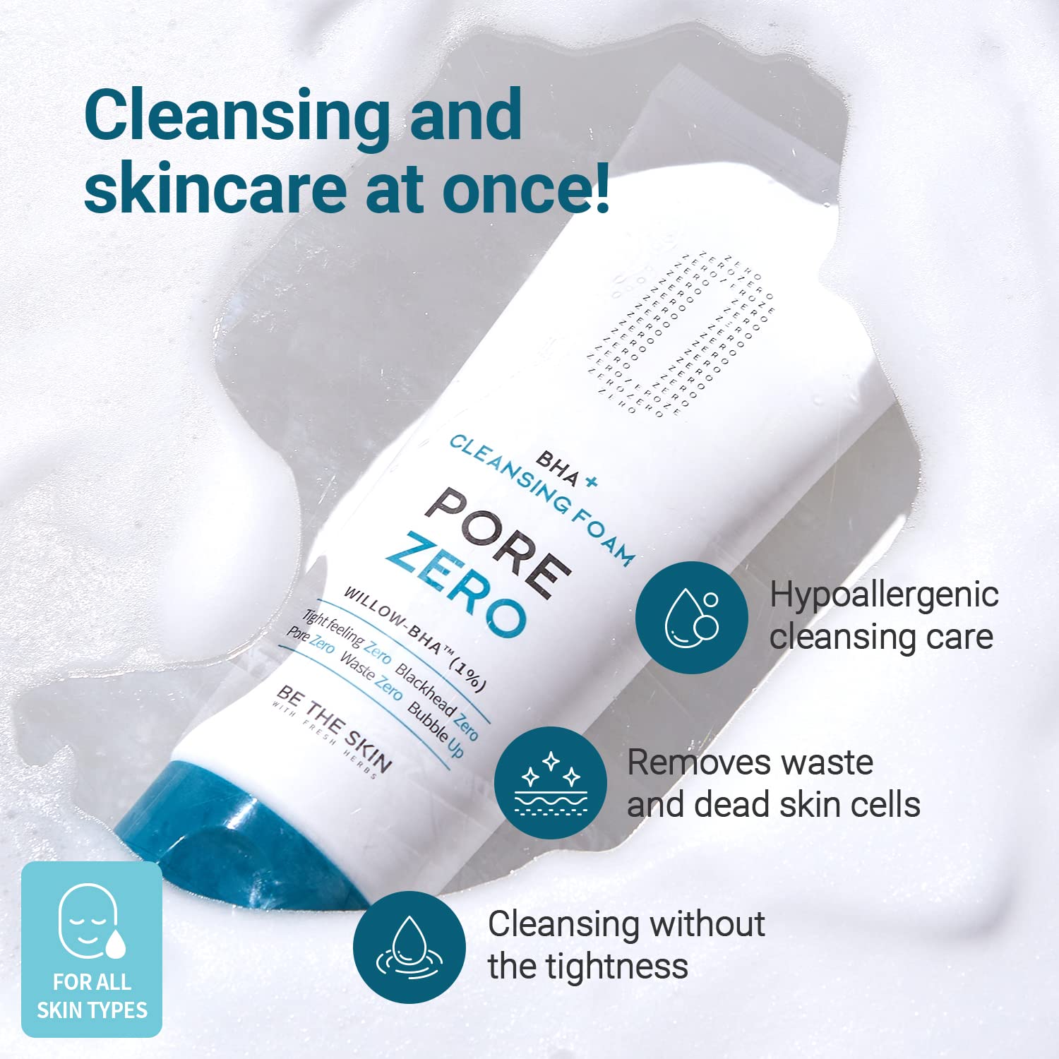 [Be the Skin] BHA+ Pore Zero Cleansing Foam