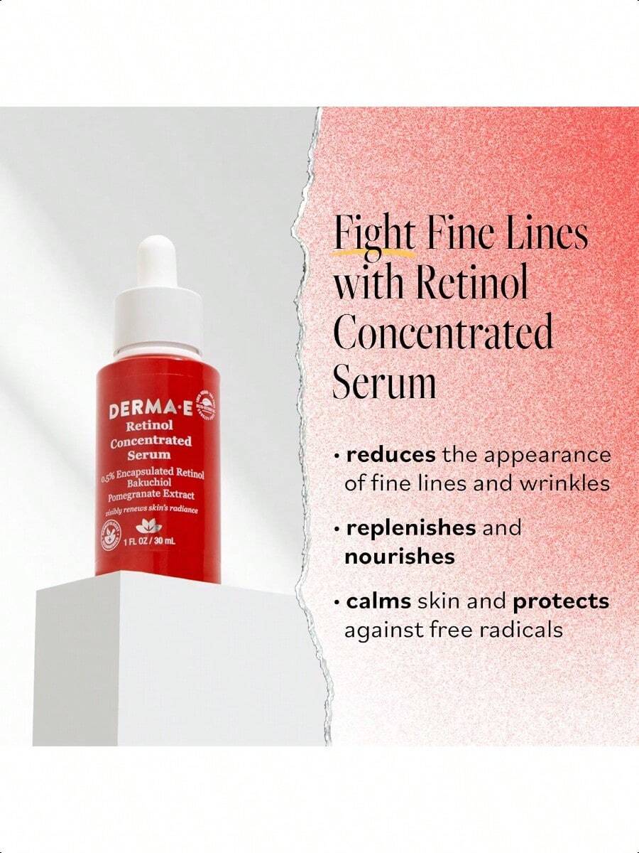 DERMA:B Anti-Wrinkle Retinol Serum 30ml/1.01 Oz - Concentrated Skincare Elixir For Youthful Radiance