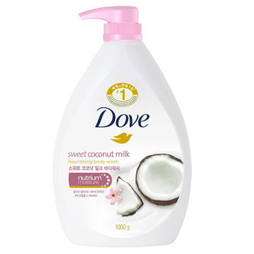 Dove sweet coconut milk body shower 1000g × 1 pcs