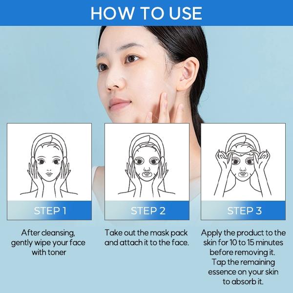 Wonjin Effect Hydro Rise Hyaluronic Mask 30g 10pcs/20pcs, Facial Mask, Hyaluronic Mask