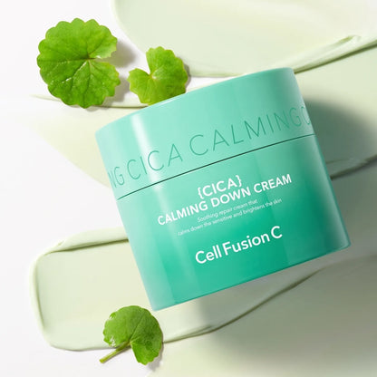 Cell Fusion C Post Alpha Cica Calming Down Cream 50ml Set (+Refill 50ml)