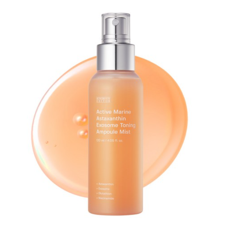 SUNGBOON EDITOR Active Marine Astaxanthin Exosome Toning Ampoule Mist 120ml