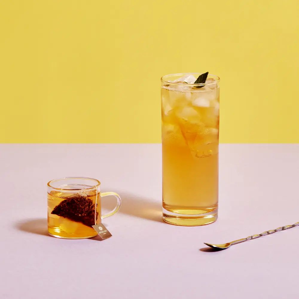 OSULLOC Peach Papaya Black Tea, 2.5g×20 Tea Bags 50g