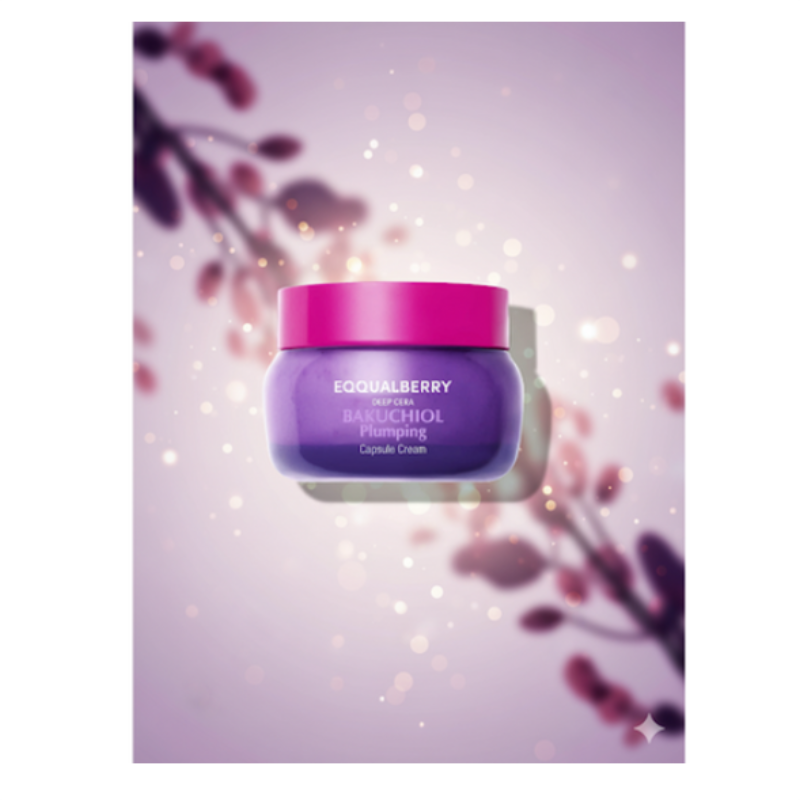 EQQUALBERRY Bakuchiol Plumping Capsule Cream - 50ml